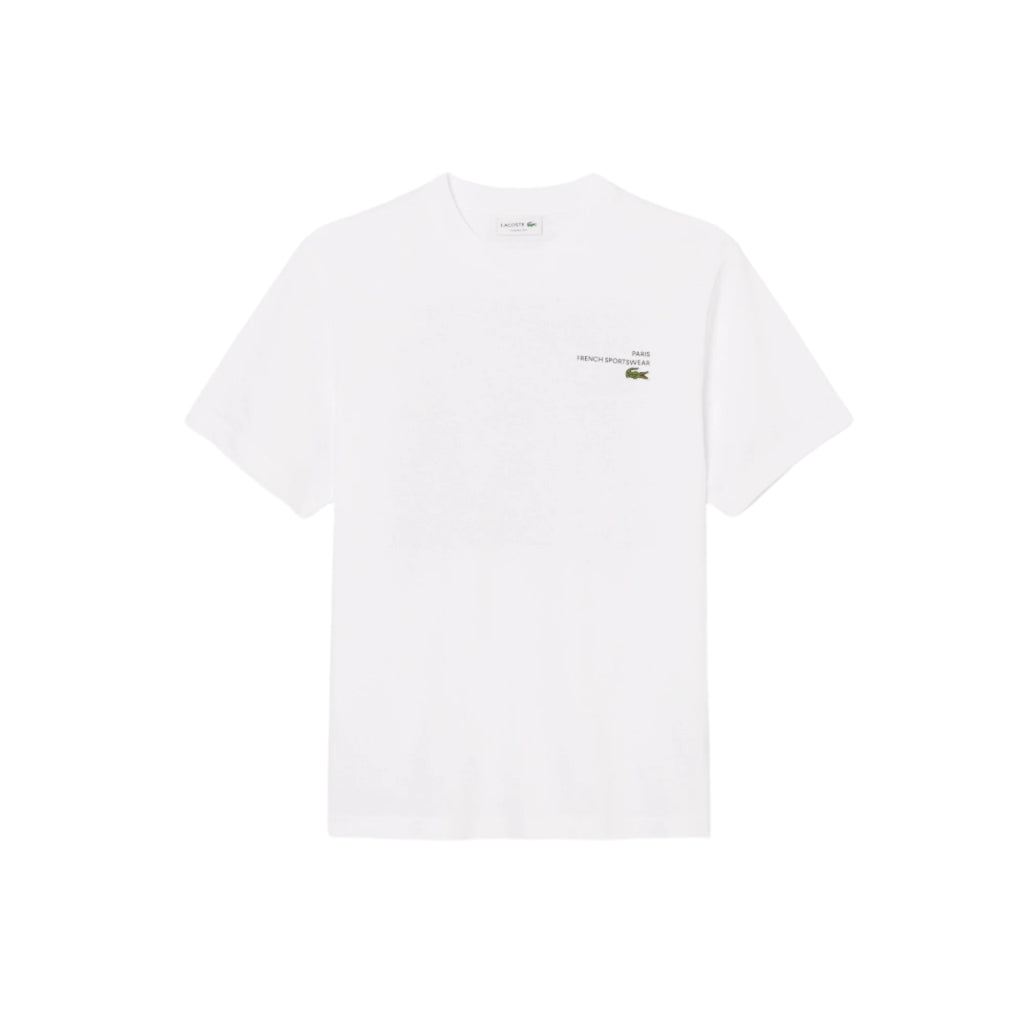 Print Motif Jersey T-shirt - Blanc