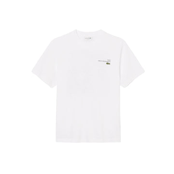 Print Motif Jersey T-shirt - Blanc