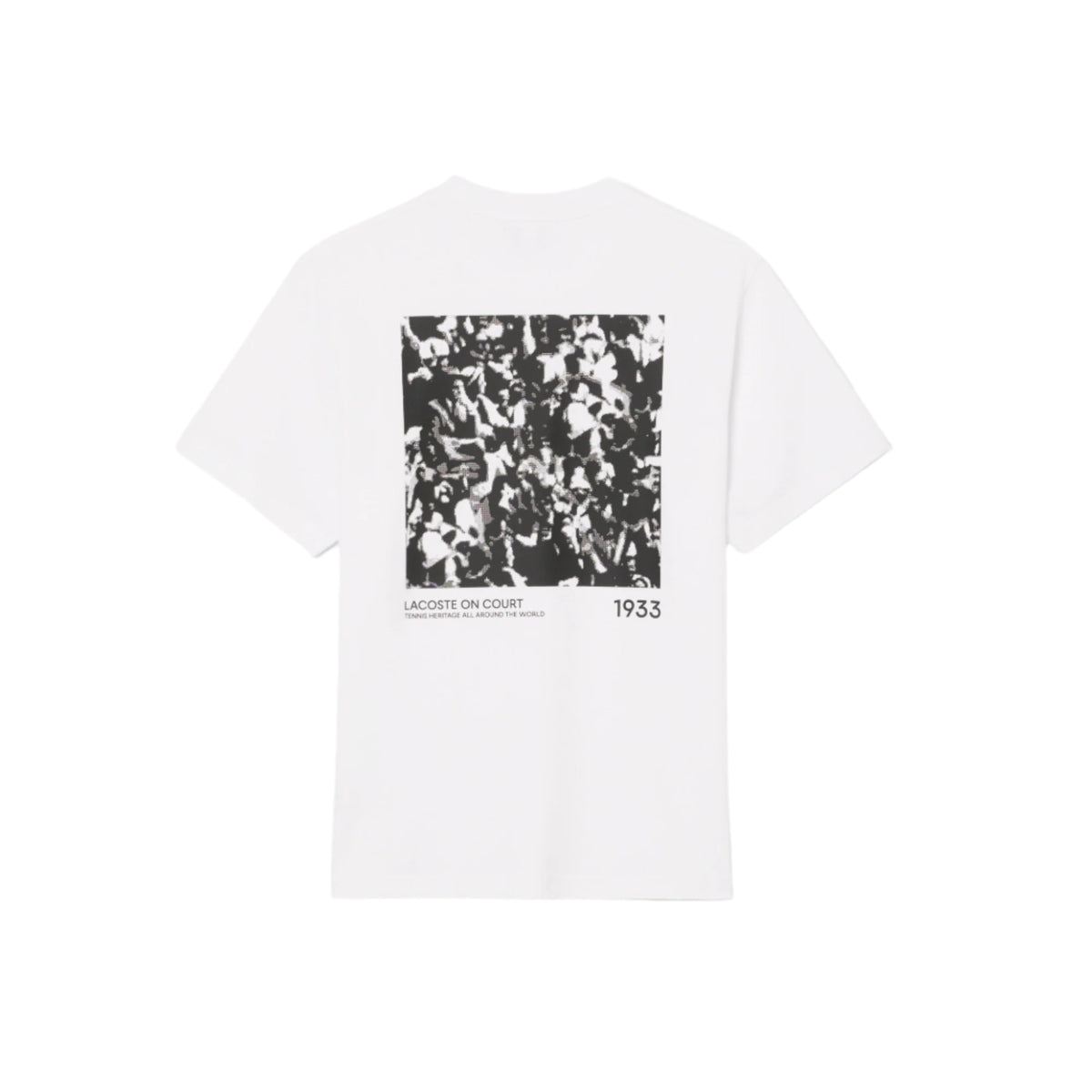Print Motif Jersey T-shirt - Blanc