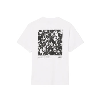 Print Motif Jersey T-shirt - Blanc