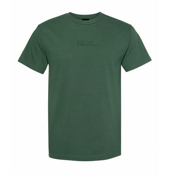 Tonal signature tee Forest green