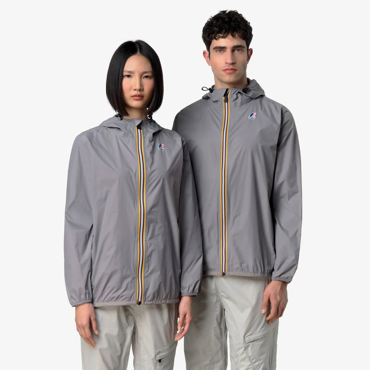 Le Vrai Claude Windbreaker & Rain Jacket - Grey Frost