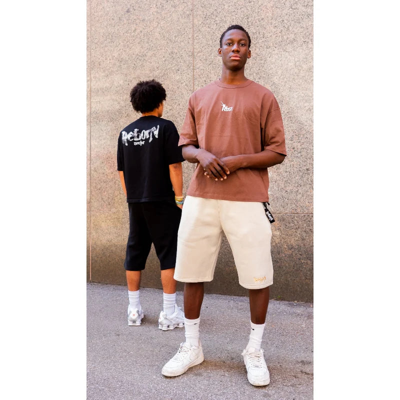 "ORIGIN" TEE - BRUN