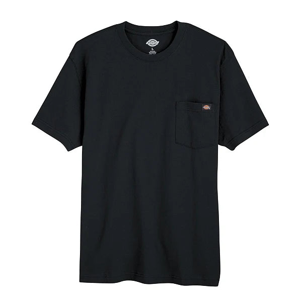 Heavyweight Short Sleeve Pocket T-Shirt - Black