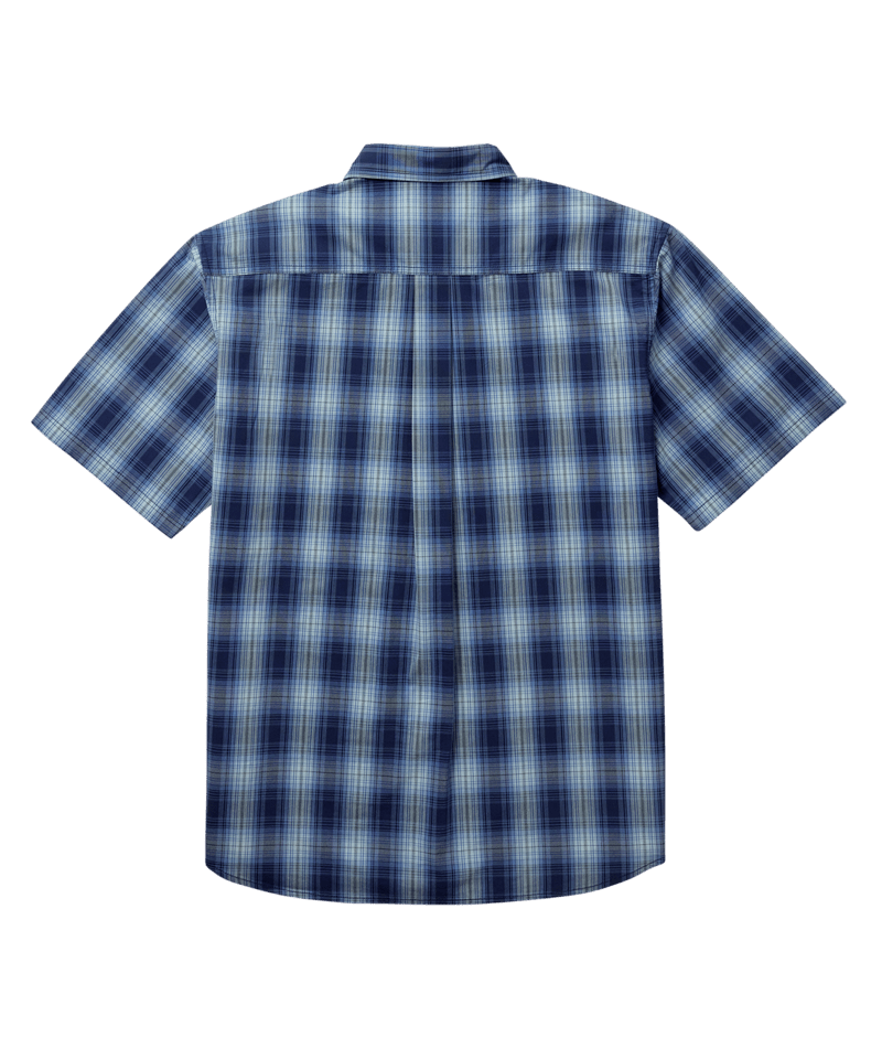 Short Sleeve Woven Shirt - Coronet blue