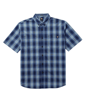 Short Sleeve Woven Shirt - Coronet blue