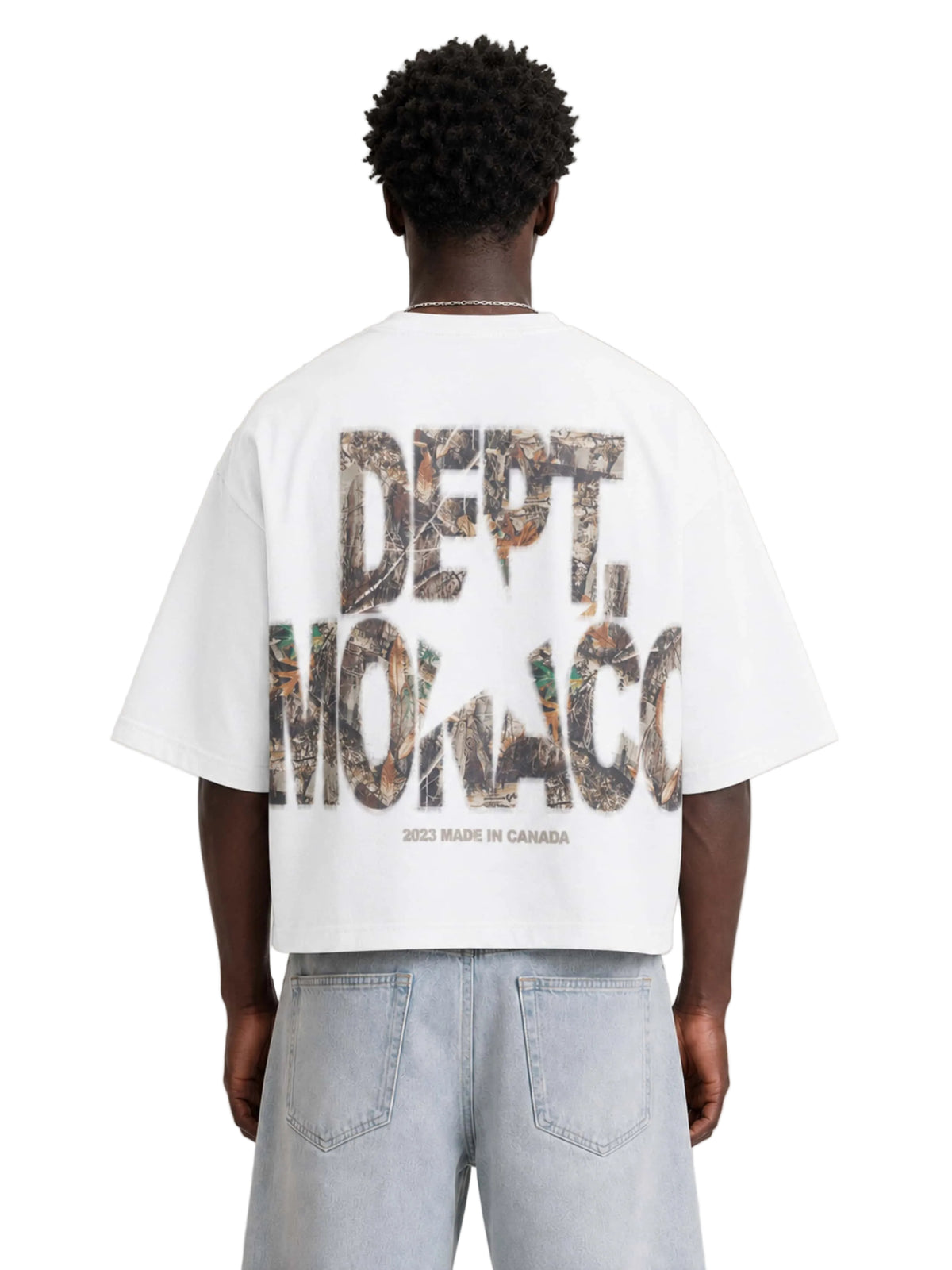 T-SHIRT CAMO DEPT. TEE - Blanc