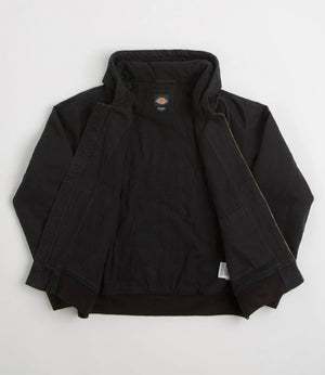Dickies Hilham Hooded Canvas Jacket - Black