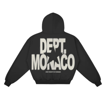Zip-UP Hoodie BLUR DEPT. - Noir