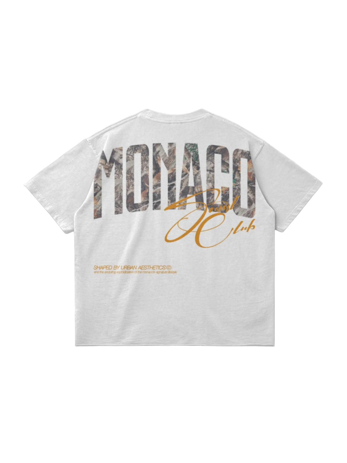 T-SHIRT MONACO HERITAGE Camo- Blanc