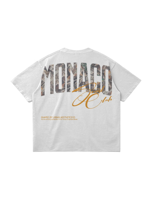 T-SHIRT MONACO HERITAGE Camo- Blanc