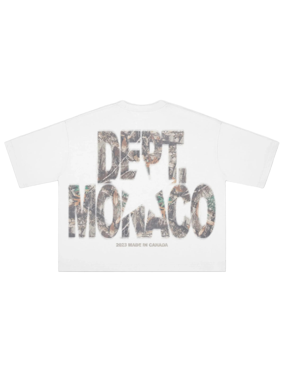 T-SHIRT CAMO DEPT. TEE - Blanc