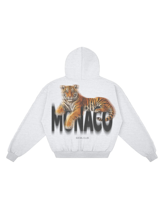 THE TIGER HOODIE - Heather Gray