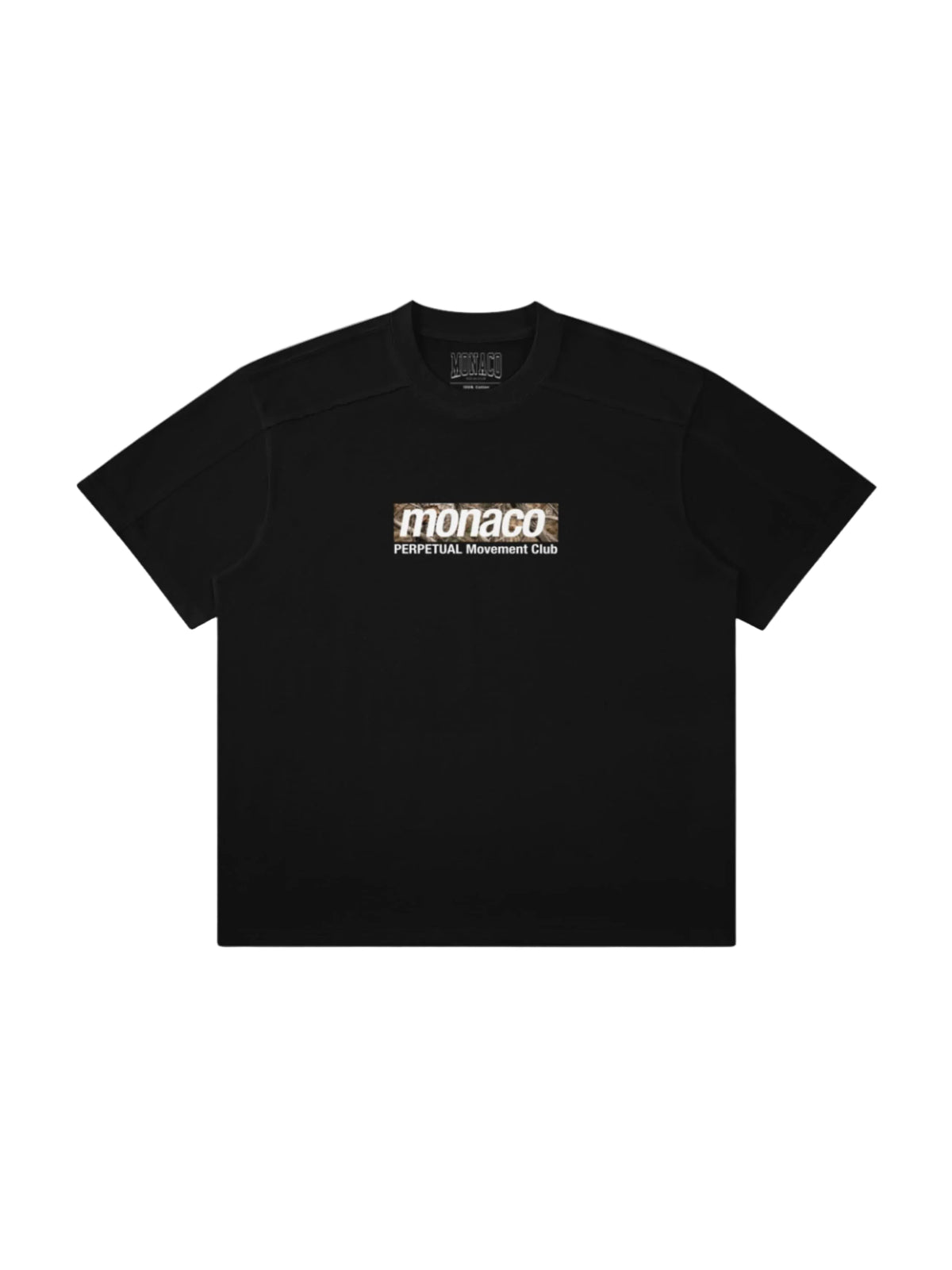 REALTREE BOX LOGO TEE - BLACK