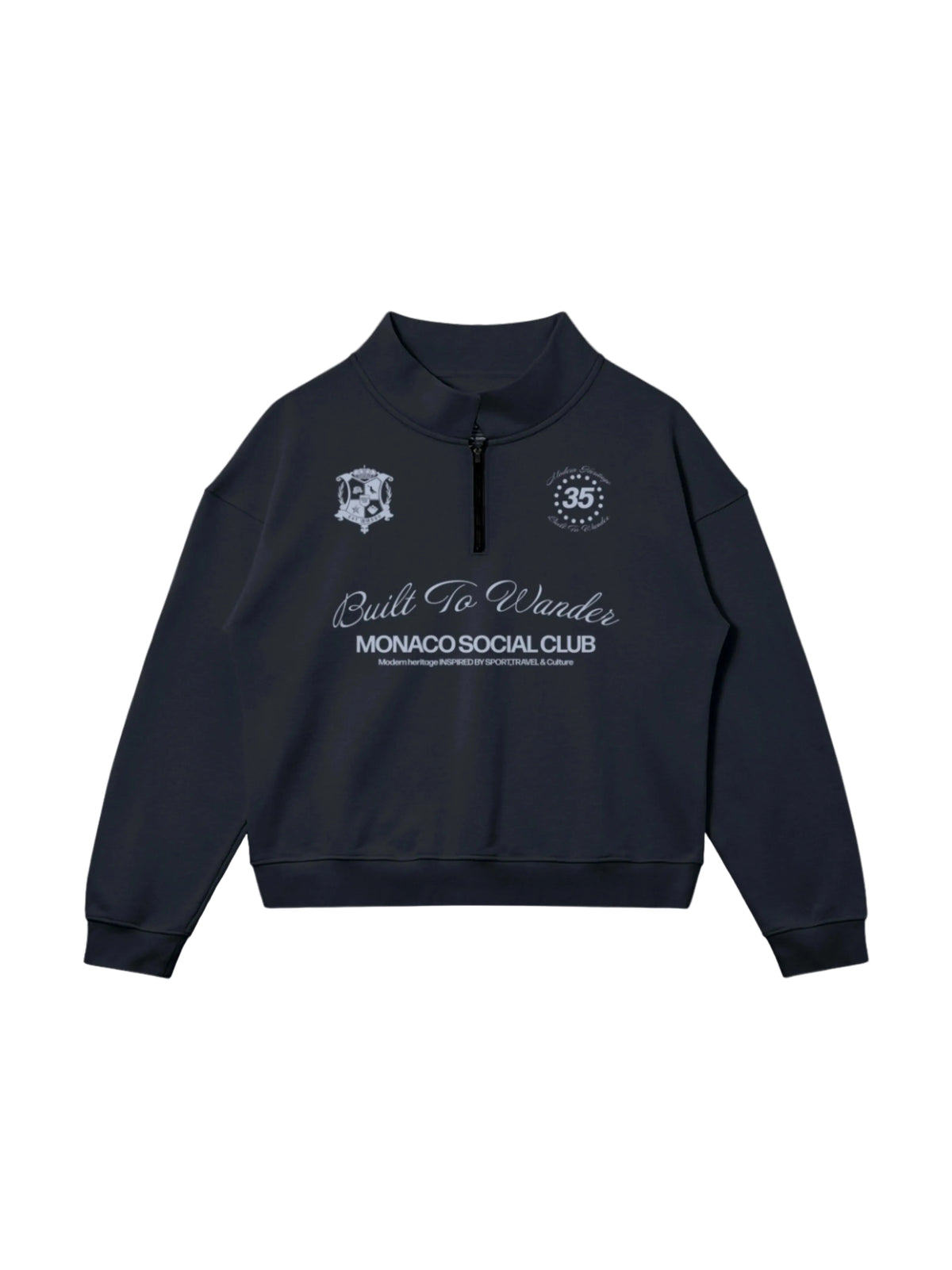 THE VARSITY 35 QUARTER-ZIP - Navy