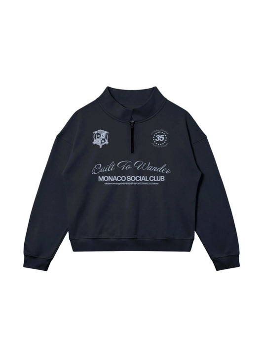 THE VARSITY 35 QUARTER-ZIP - Navy