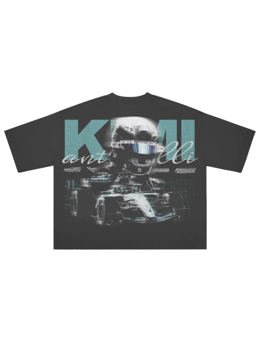 KIM. ANTO. RACING TEE - Black