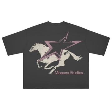 T-SHIRT THE STALLION - Noir