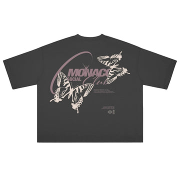 T-SHIRT SOCIAL BUTTERFLY - Noir