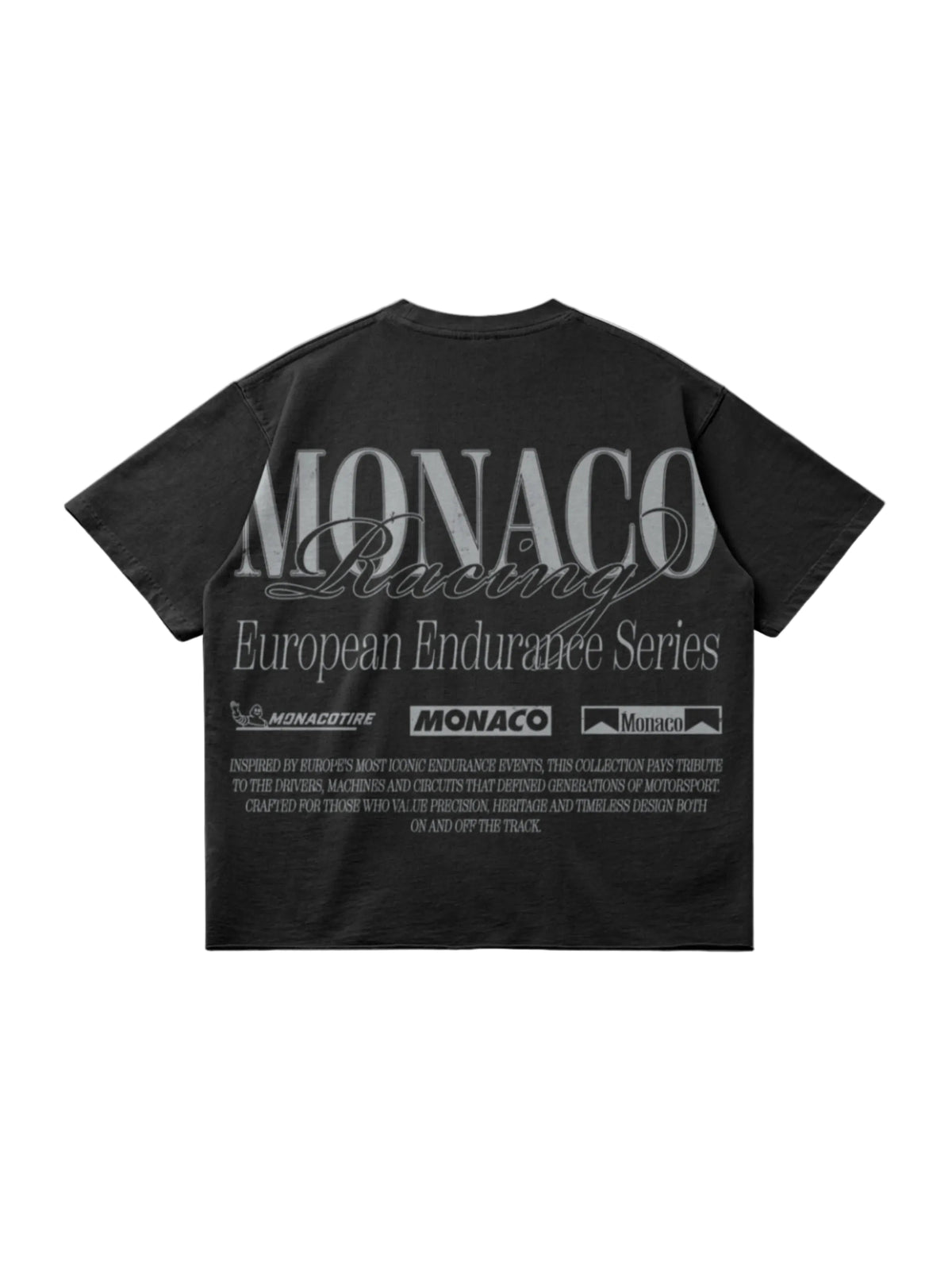 ENDURANCE RACING TEE -  Faded Black