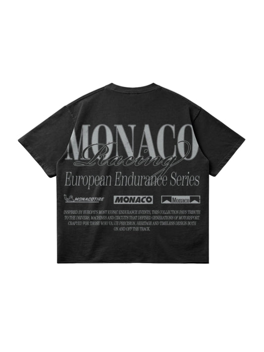 ENDURANCE RACING TEE -  Faded Black