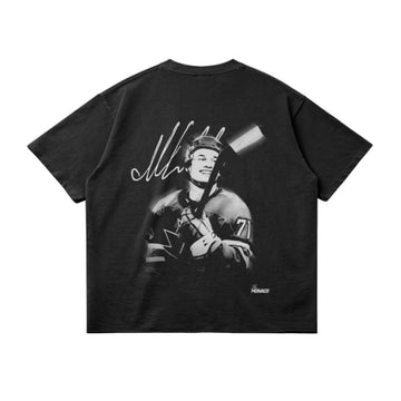T-shirt CELEBRINI LEGACY BLUR -  noir délavé