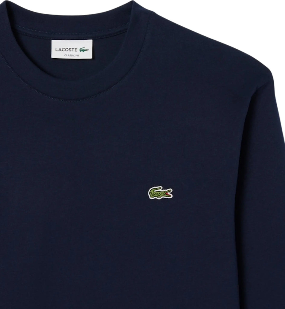 Men's Long Sleeve Cotton T-Shirt - Navy