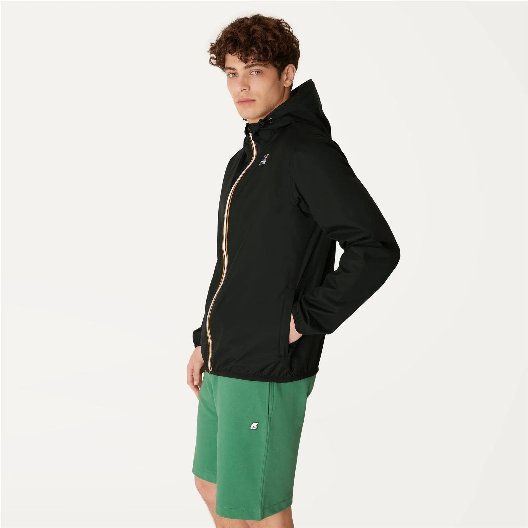 Le Vrai Claude Windbreaker & Rain Jacket - USY BLACK PURE