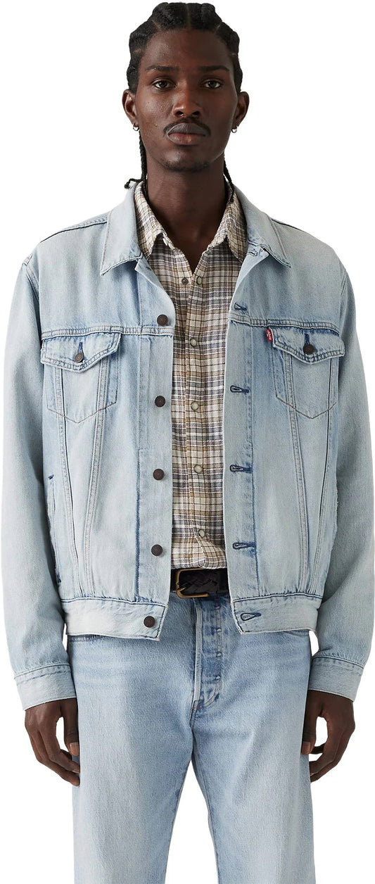 the trucker jacket - Lt Blue