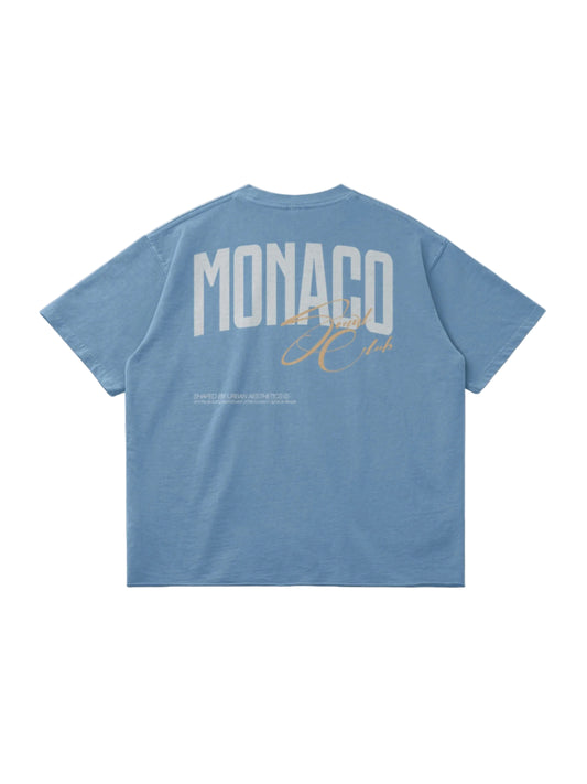 MONACO HERITAGE TEE - Slate Blue