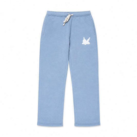 Relaxed Sweatpants Saint Logo Ski Blue/WHT