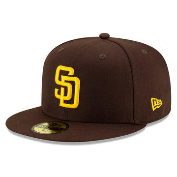 NEW ERA San Diego Padres 59FIFTY FITTED - Brown/Yellow