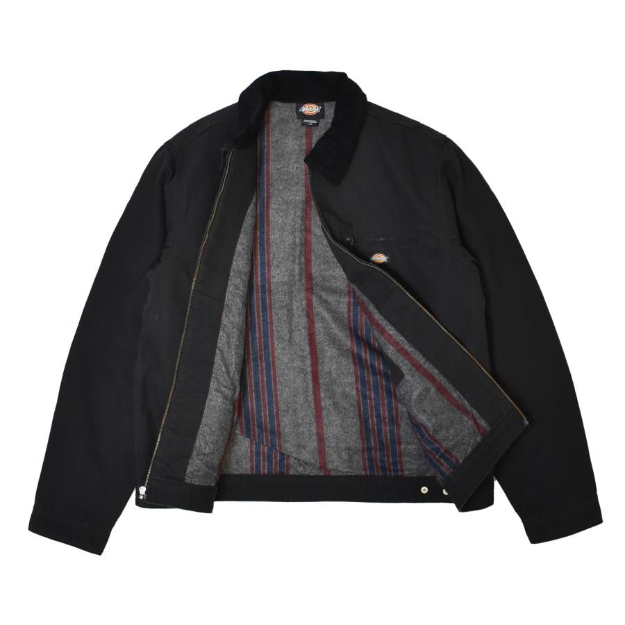 Manteau en toile Duck doublée - Noir