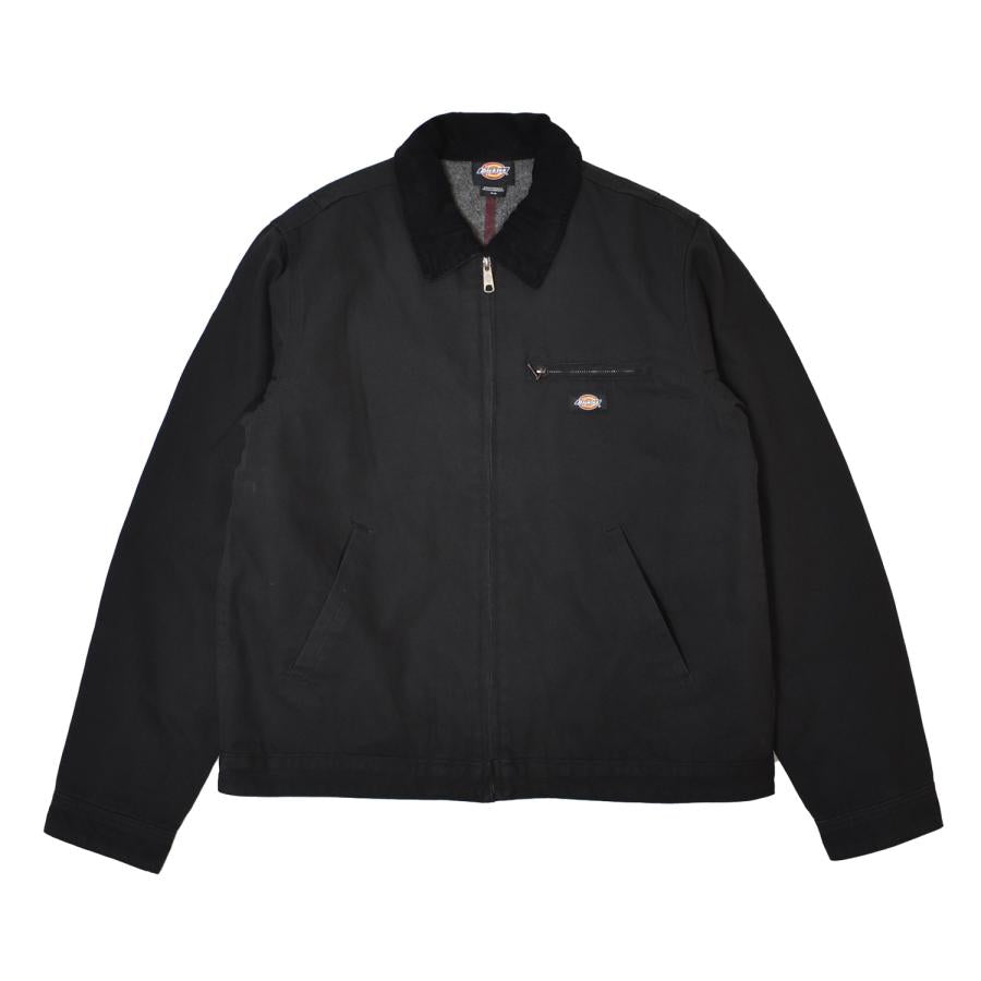 Manteau en toile Duck doublée - Noir