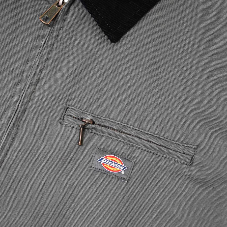Blanket Lined Duck Canvas Jacket - Grey