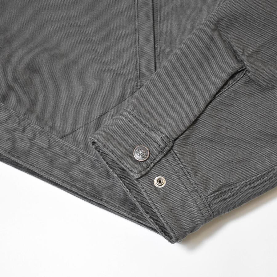 Blanket Lined Duck Canvas Jacket - Grey