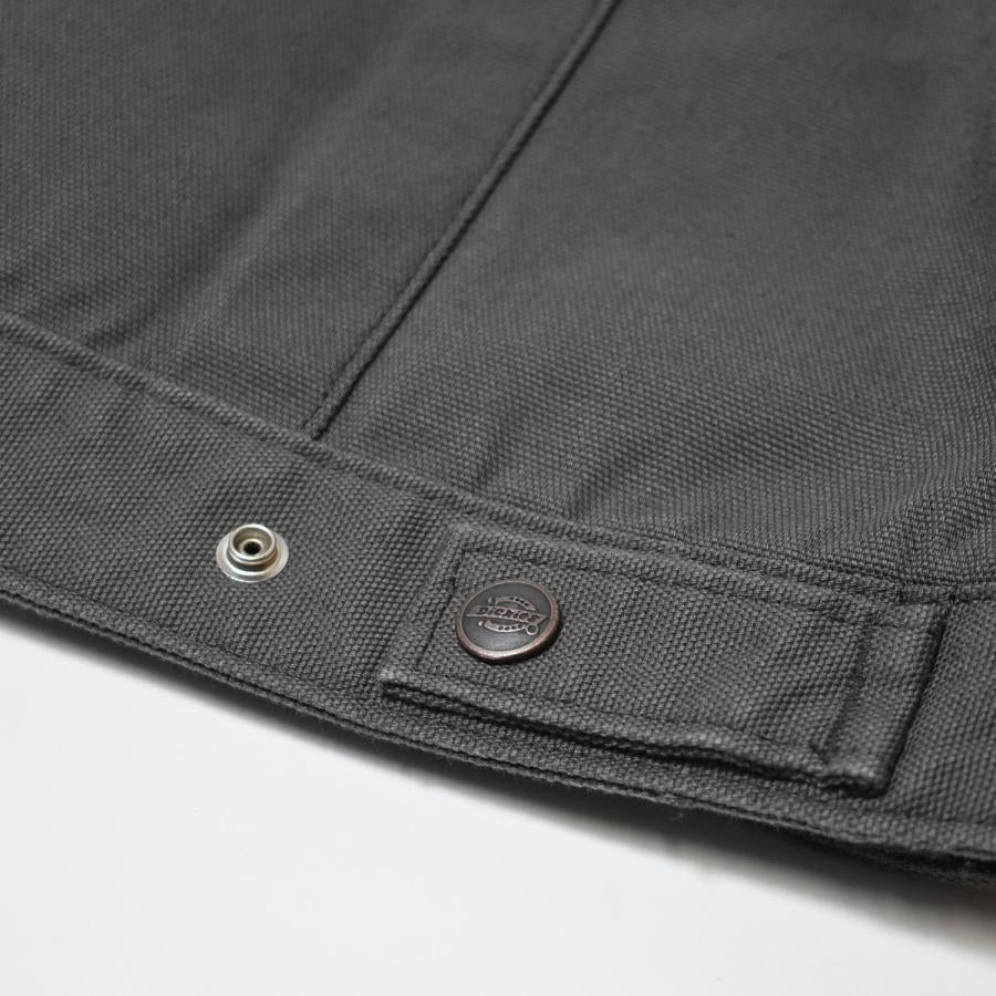 Blanket Lined Duck Canvas Jacket - Grey