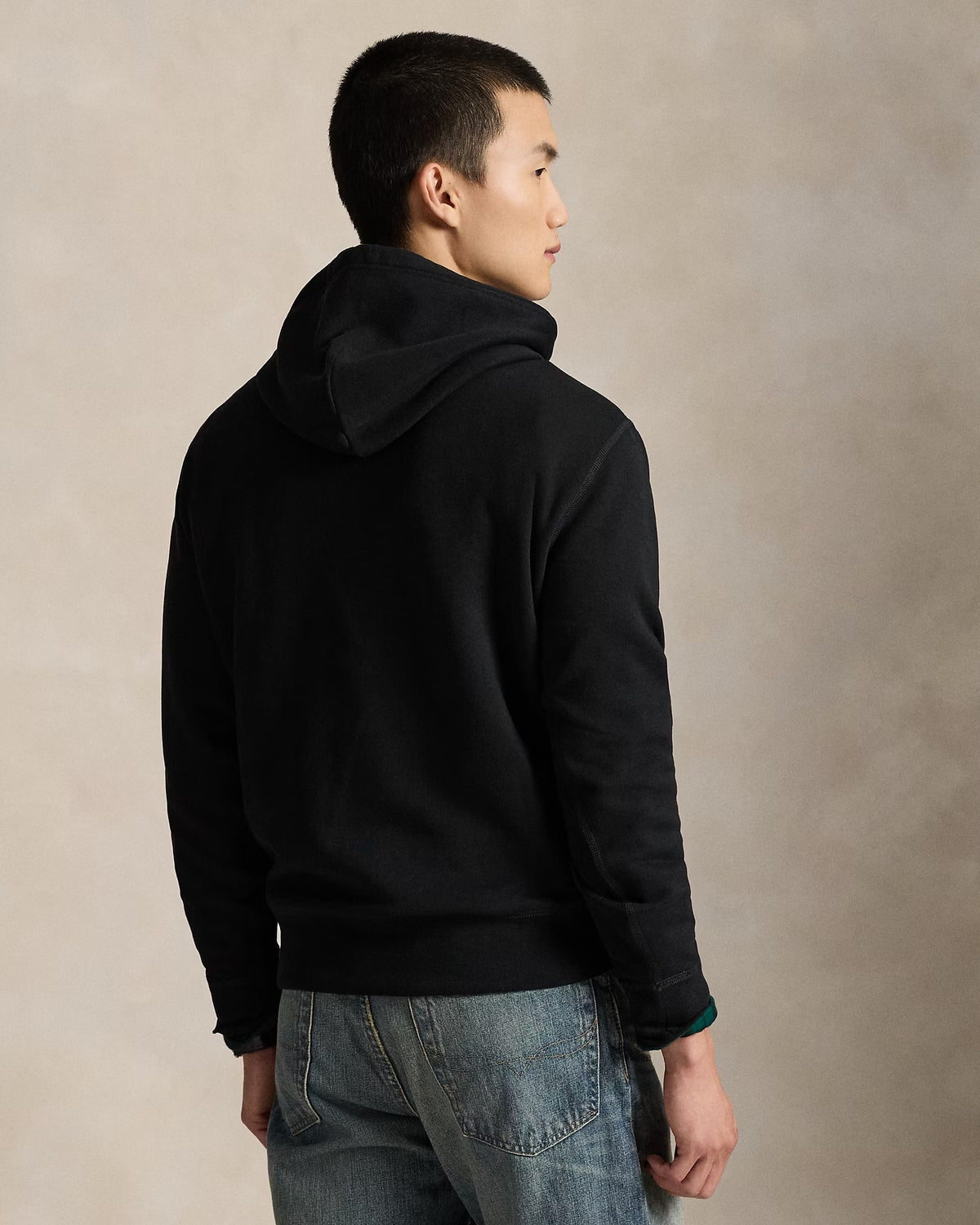The RL Fleece Hoodie - Black