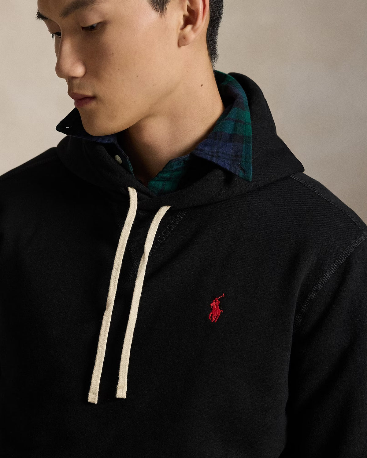The RL Fleece Hoodie - Black