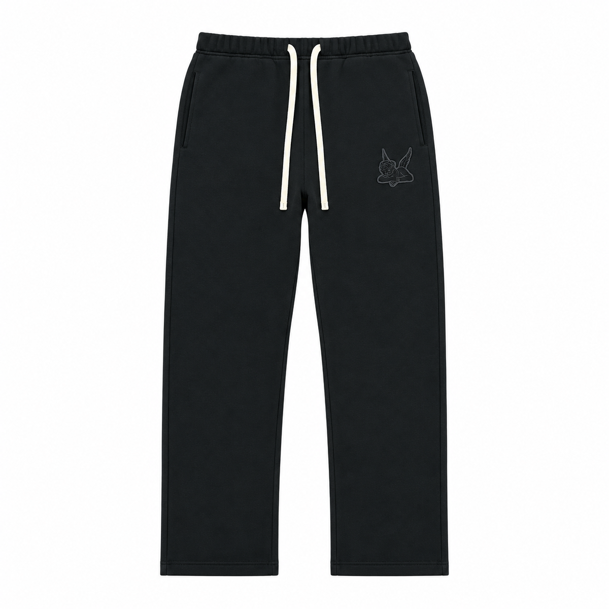 Relaxed Sweatpants Saint Angel Logo Black/BLK