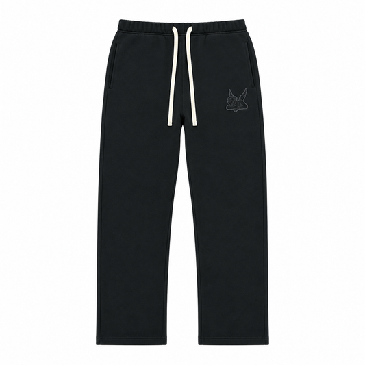 Relaxed Sweatpants Saint Angel Logo Black/BLK