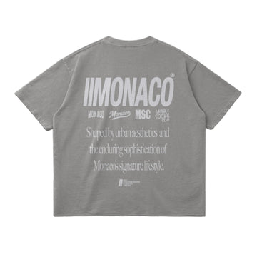 T-shirt MONACO AESTHETIC - Gris clair