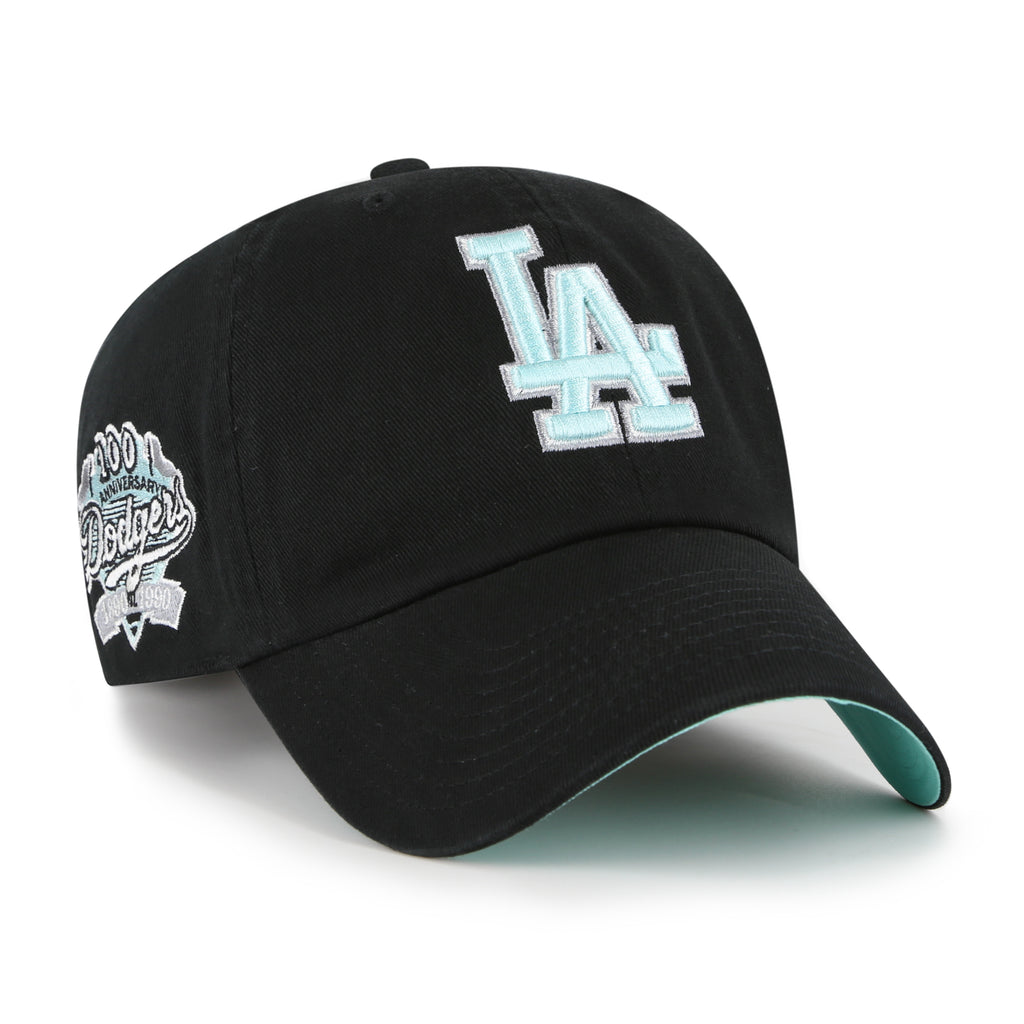 LOS ANGELES DODGERS MLB-Black Mint Double Under '47 Clean Up