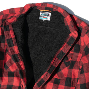 Flannel Over Shirt Red