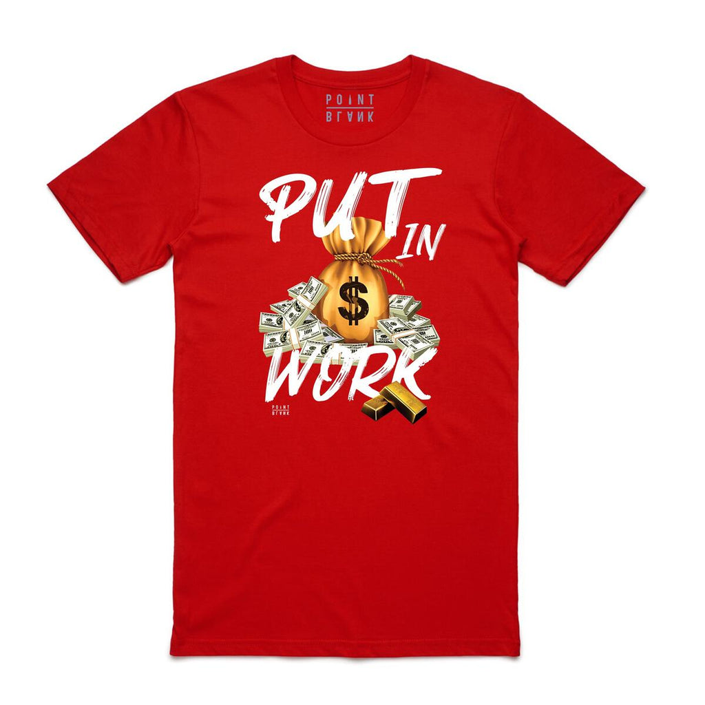 T-shirt Point Blank Put in Work Red