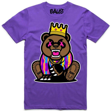 T-shirt Baws Grizzly Purple