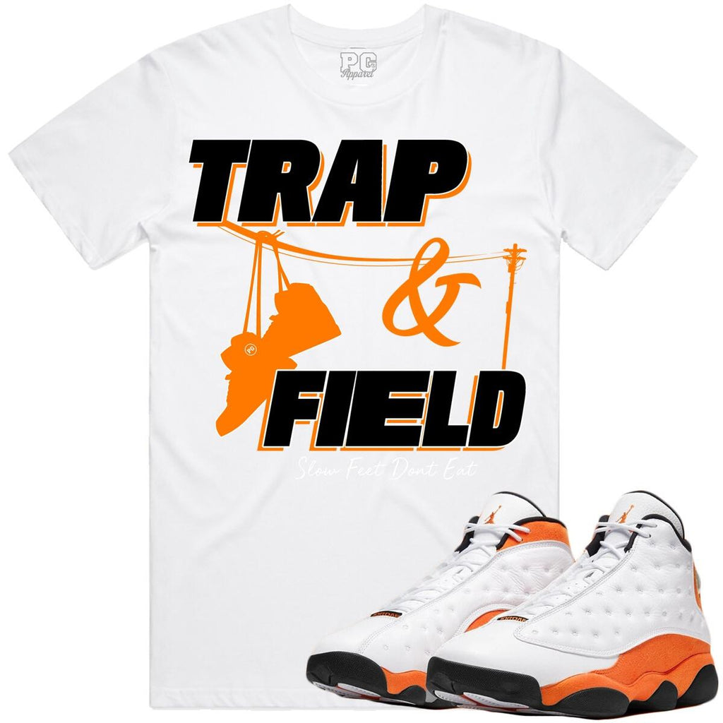 TRAP & FIELD White w/ Orange