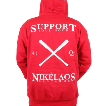 Support hoodie red