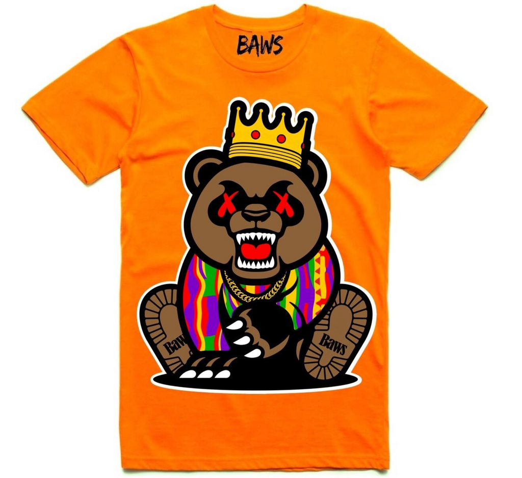T-shirt Baws Grizzly Orange