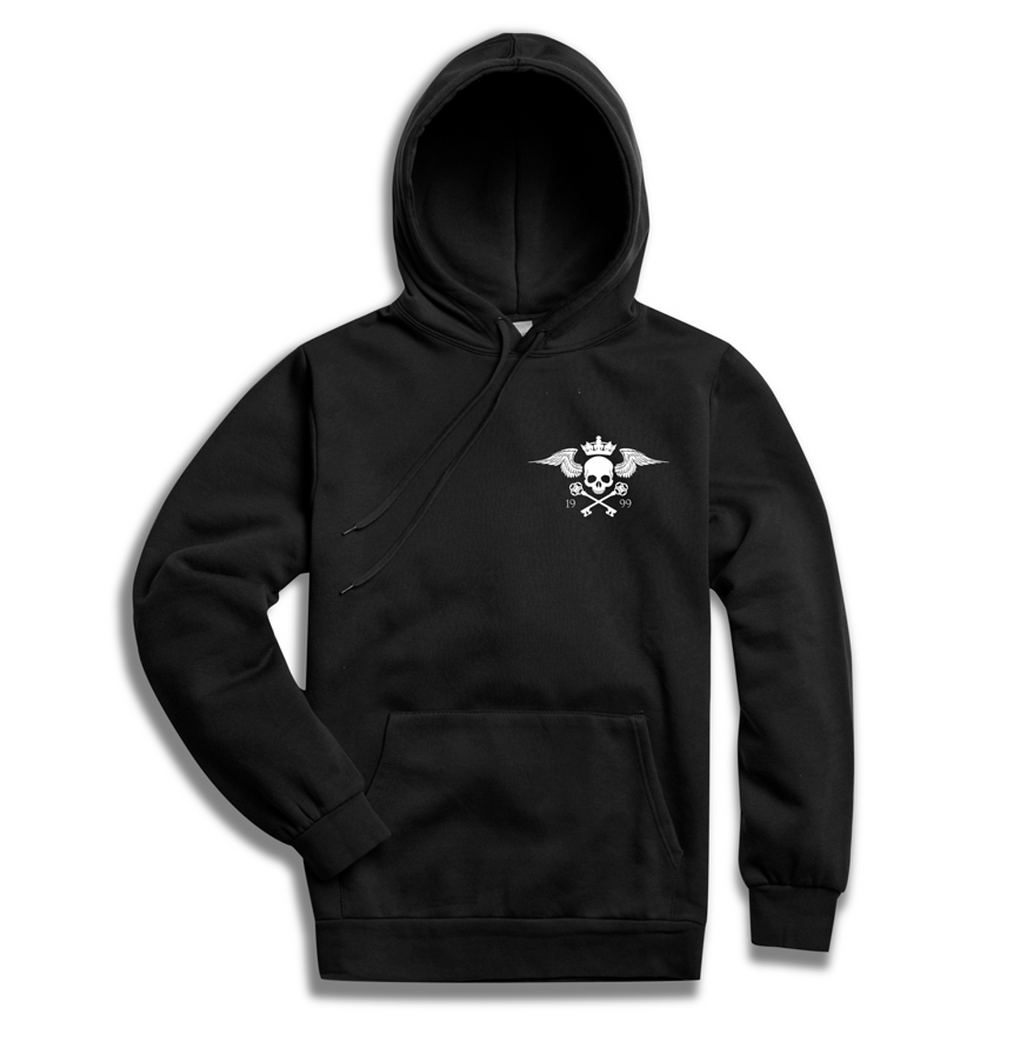 Hoodie Explicit Raw Black (Front/Back Print)